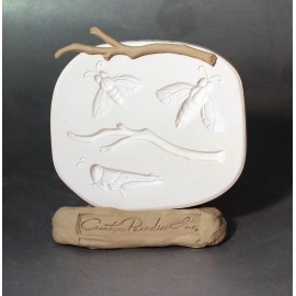 Bees / Grasshopper / Branch Sprig